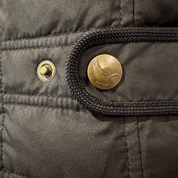 Eddie Bauer Women’s Black Goose Down Vest, Size L - Picture 10 of 15